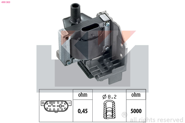 KW Gyújtótrafó 490303_KW